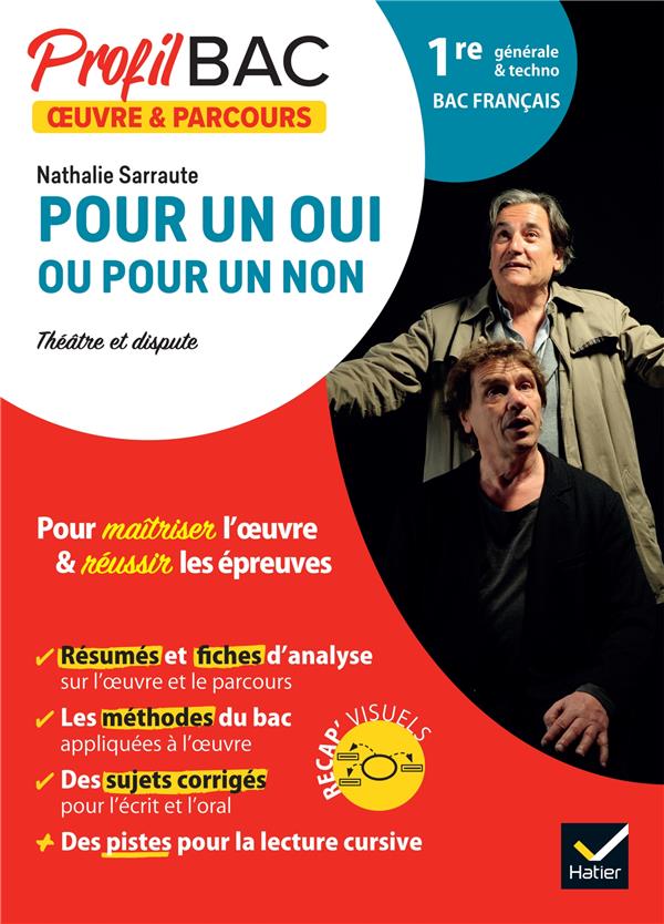 PROFIL - POUR UN OUI OU POUR UN NON (BAC DE FRANCAIS 2025) - ANALYSE DE L'OEUVRE ET DU PARCOURS AU P - DUPONT/SPIES/TOUET - HATIER SCOLAIRE