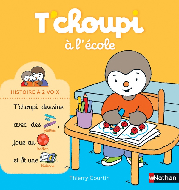 T'CHOUPI TOME 11 : T'CHOUPI A L'ECOLE - COURTIN THIERRY - CLE INTERNAT