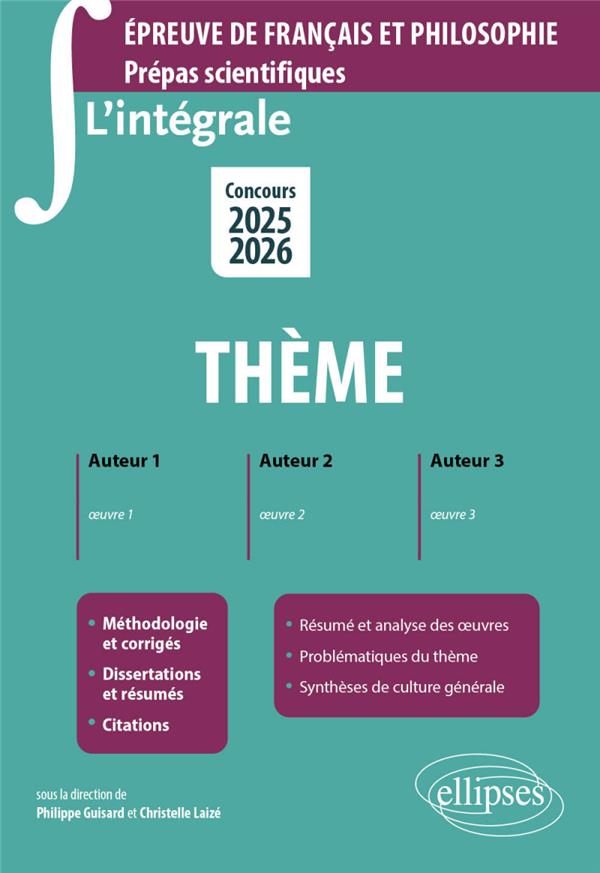 L'INTEGRALE SUR LA COMMUNAUTE ET L'INDIVIDU - EPREUVE DE FRANCAIS ET PHILOSOPHIE. PREPAS SCIENTIFIQU - ALLOING/AUBIN/BERRY - ELLIPSES MARKET L'INTEGRALE SUR LA COMMUNAUTE ET L'INDIVIDU - EPREUVE DE FRANCAIS ET PHILOSOPHIE. PREPAS SCIENTIFIQU - ALLOING/AUBIN/BERRY - ELLIPSES MARKET