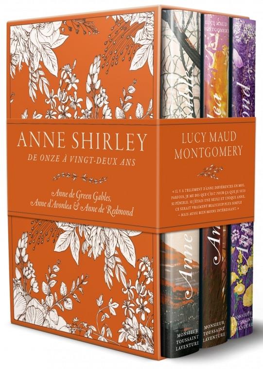 COFFRET SAGA ANNE SHIRLEY 1 A 3 - DE ONZE A VINGT DEUX ANS - MONTGOMERY LUCY MAUD - LOUVERTURE