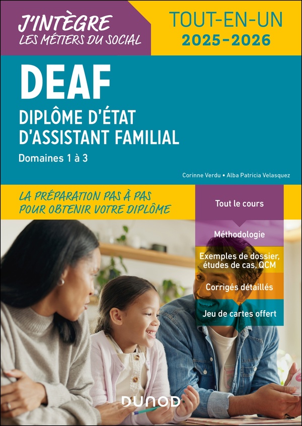 DEAF - TOUT-EN-UN 2025-2026 - DIPLOME D'ETAT D'ASSISTANT FAMILIAL - VERDU/VELASQUEZ - DUNOD