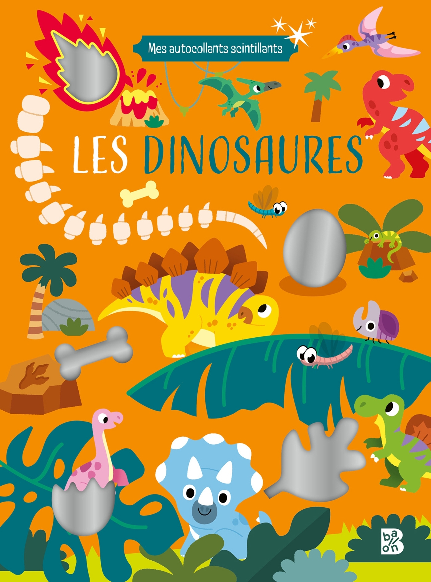 Mes autocollants scintillants - Les dinosaures - XXX - BALLON