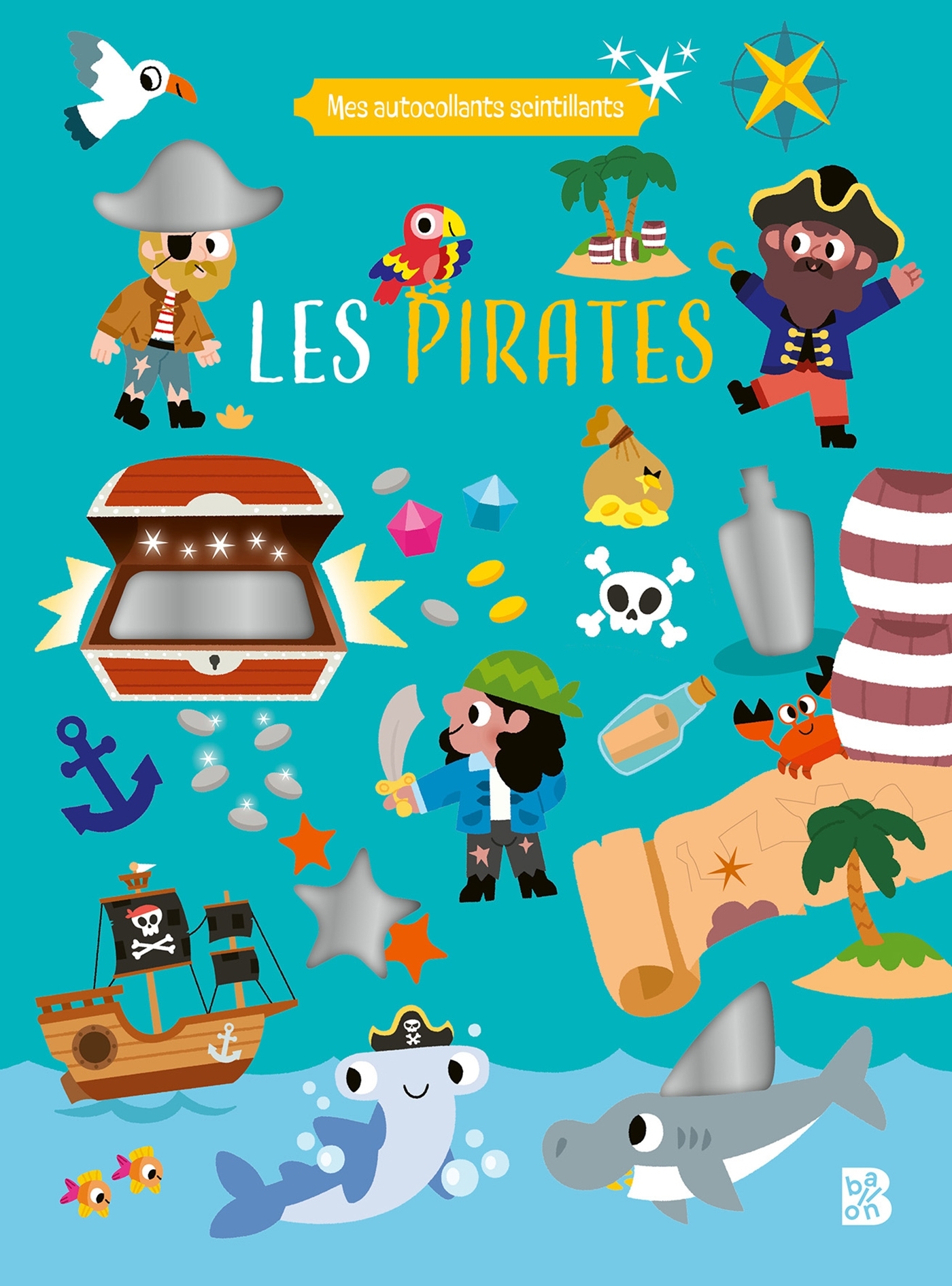 Mes autocollants scintillants - Les pirates - XXX - BALLON