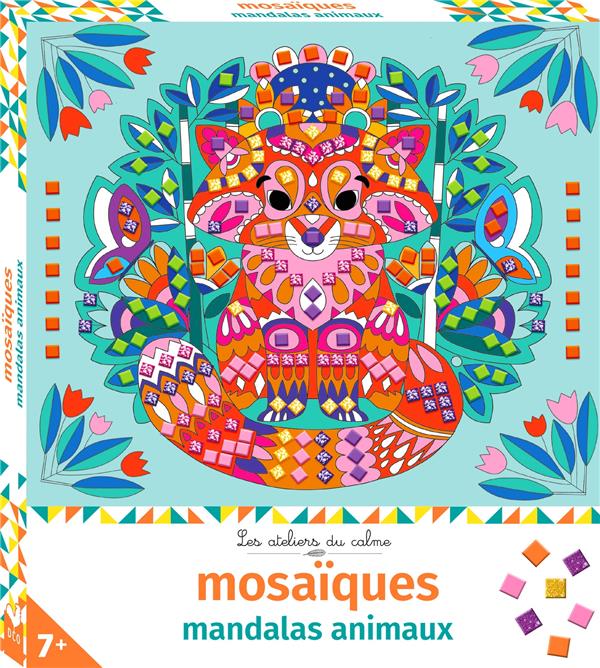 MOSAIQUES MANDALAS ANIMAUX - BOITE AVEC ACCESSOIRES - SILEO CINZIA - NC