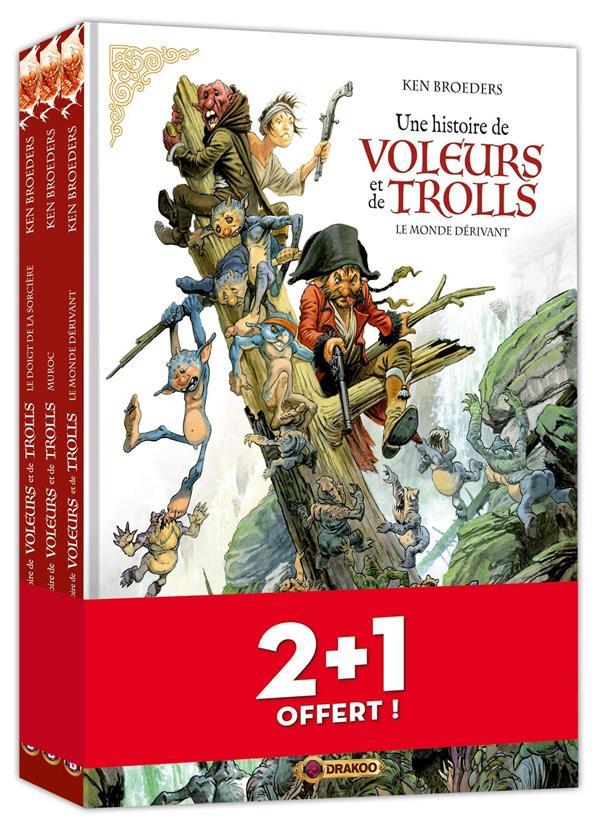 HISTOIRE DE VOLEURS ET DE TROLLS (UNE) - T01 - UNE HISTOIRE DE VOLEURS ET DE TROLLS - PACK PROMO VOL - BROEDERS KEN - DRAKOO