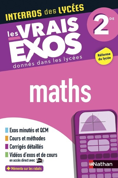 INTERROS DES LYCEES MATHS 2DE - Erick De brauwere, Erick de Brauwere - NATHAN