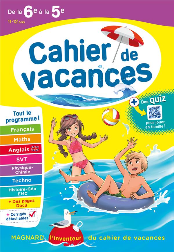 CAHIER DE VACANCES : DE LA 6E VERS LA 5E (EDITION 2023) - RANDANNE/BENITAH - MAGNARD