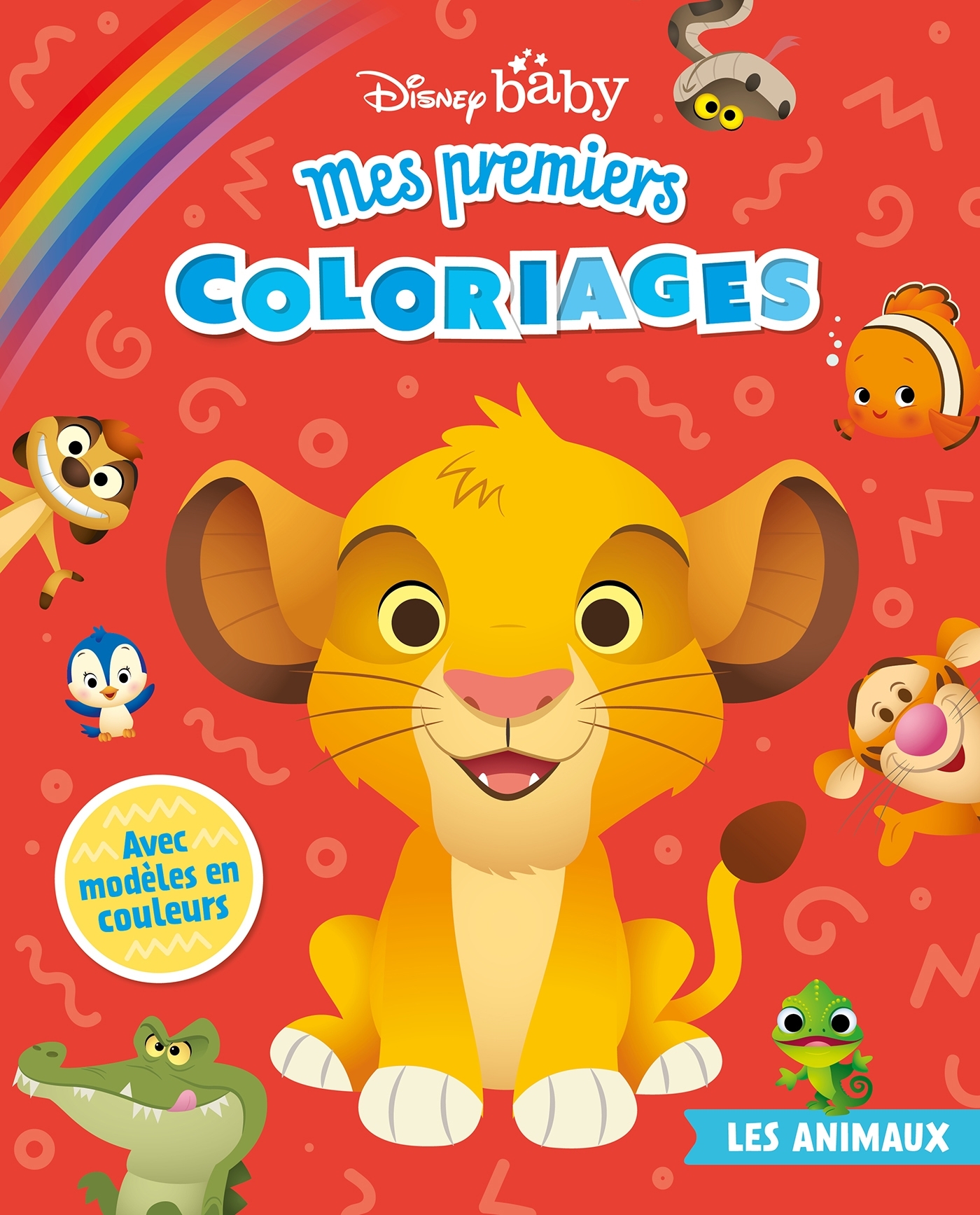 DISNEY BABY - MES PREMIERS COLORIAGES - LES ANIMAUX -  Collectif - DISNEY HACHETTE