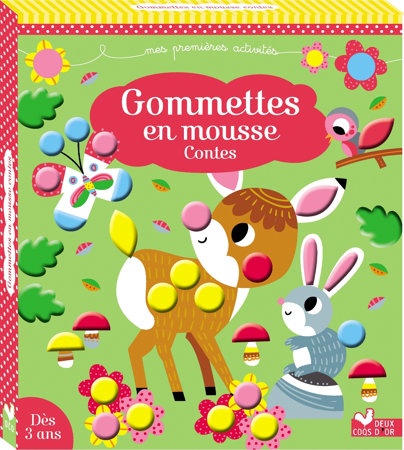 GOMMETTES MOUSSE CONTES - BOITE AVEC ACCESSOIRES - Estelle Tchatcha - DEUX COQS D OR