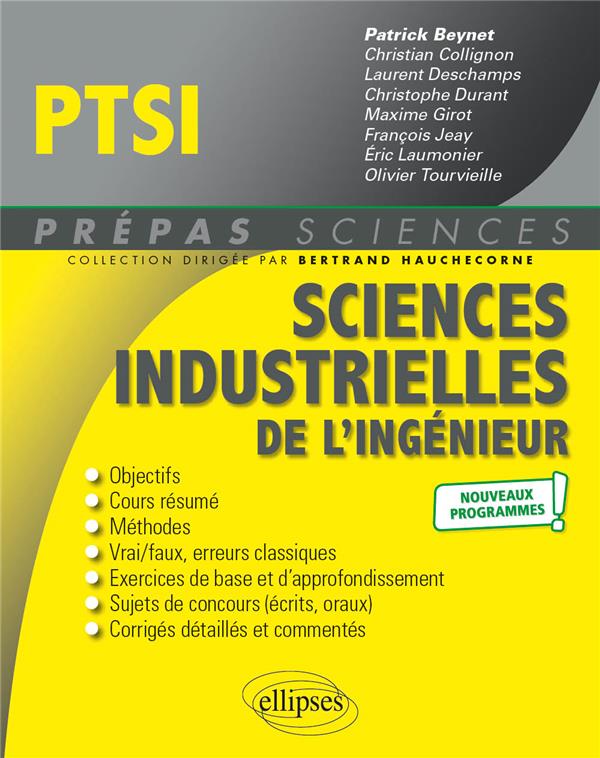 SCIENCES INDUSTRIELLES DE L'INGENIEUR PTSI - PROGRAMME 2021 - TOURVIEILLE OLIVIER - ELLIPSES MARKET