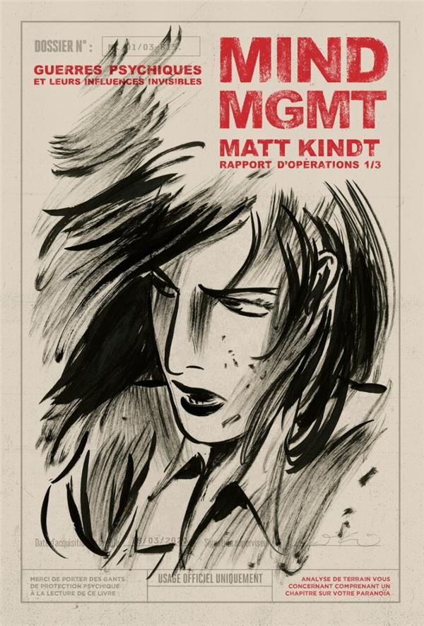 MIND MGMT RAPPORT D'OPERATION 1/3 - GUERRES PSYCHIQUES ET LE - KINDT MATT - LOUVERTURE