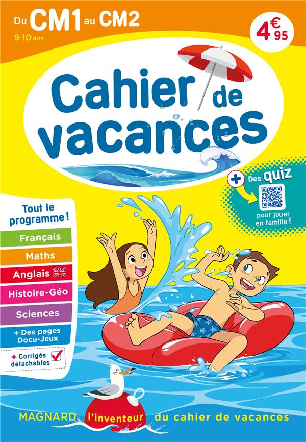 CAHIER DE VACANCES : DU CM1 VERS LE CM2 (EDITION 2023) - CHARLES/SEMENADISSE - MAGNARD