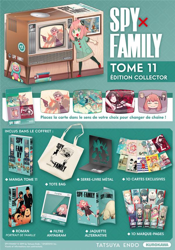 SPY X FAMILY : COFFRET VOL.11 - ENDO  TATSUYA - 48H BD