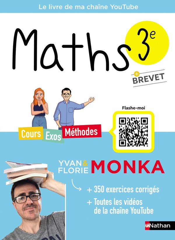 MATHEMATIQUES  -  3E AVEC YVAN MONKA (EDITION 2023) - MONKA/RONZEAU - CLE INTERNAT