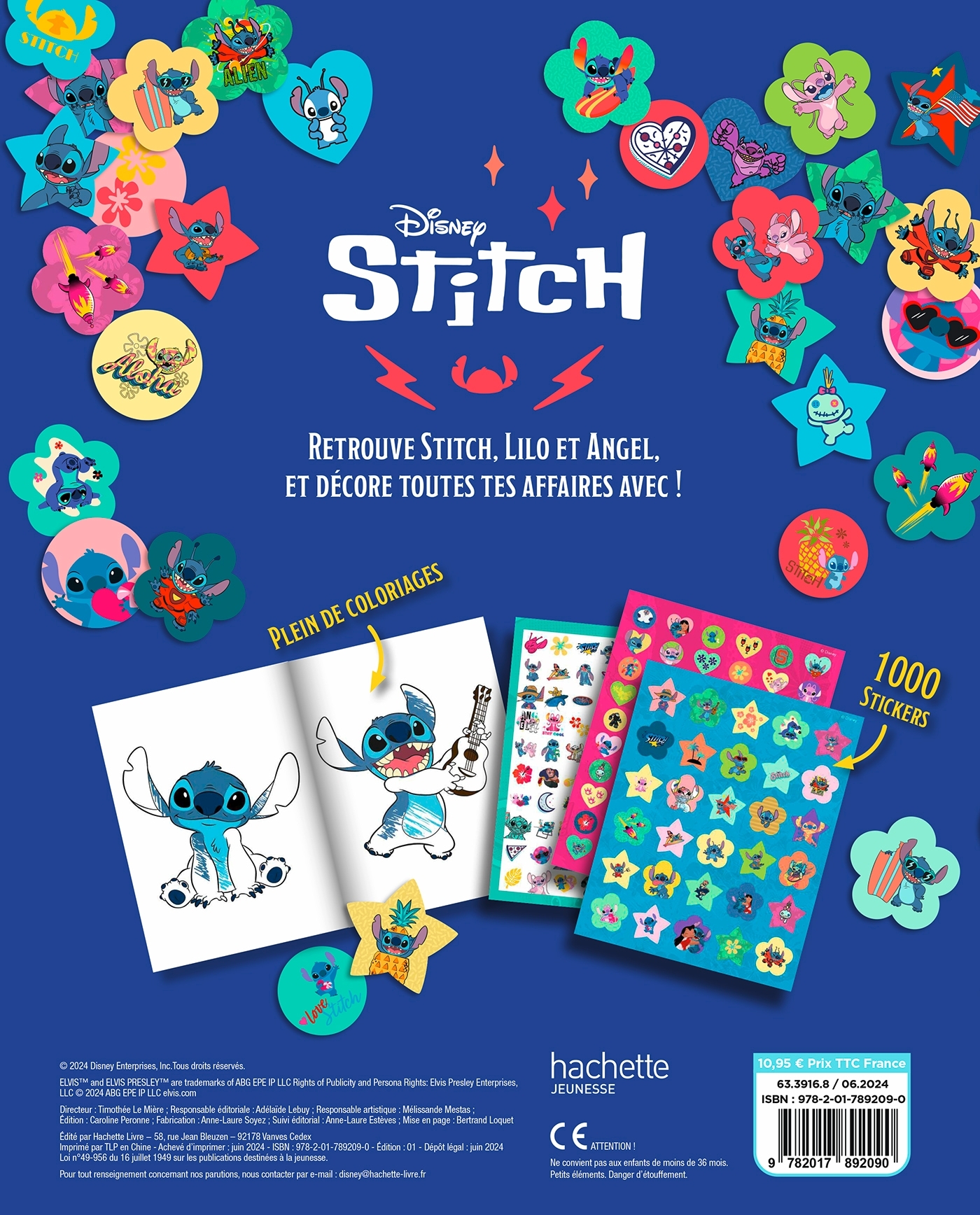 LILO ET STITCH - 1000 Stickers - Disney - XXX - DISNEY HACHETTE