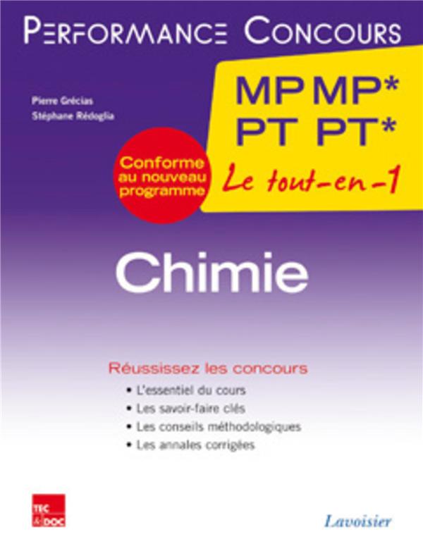 CHIMIE 2E ANNEE MP MP* - PT PT* - TEJEDOR VINCENT - Tec et Doc