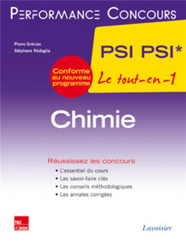 CHIMIE 2E ANNEE PSI PSI* - TEJEDOR VINCENT - Tec et Doc