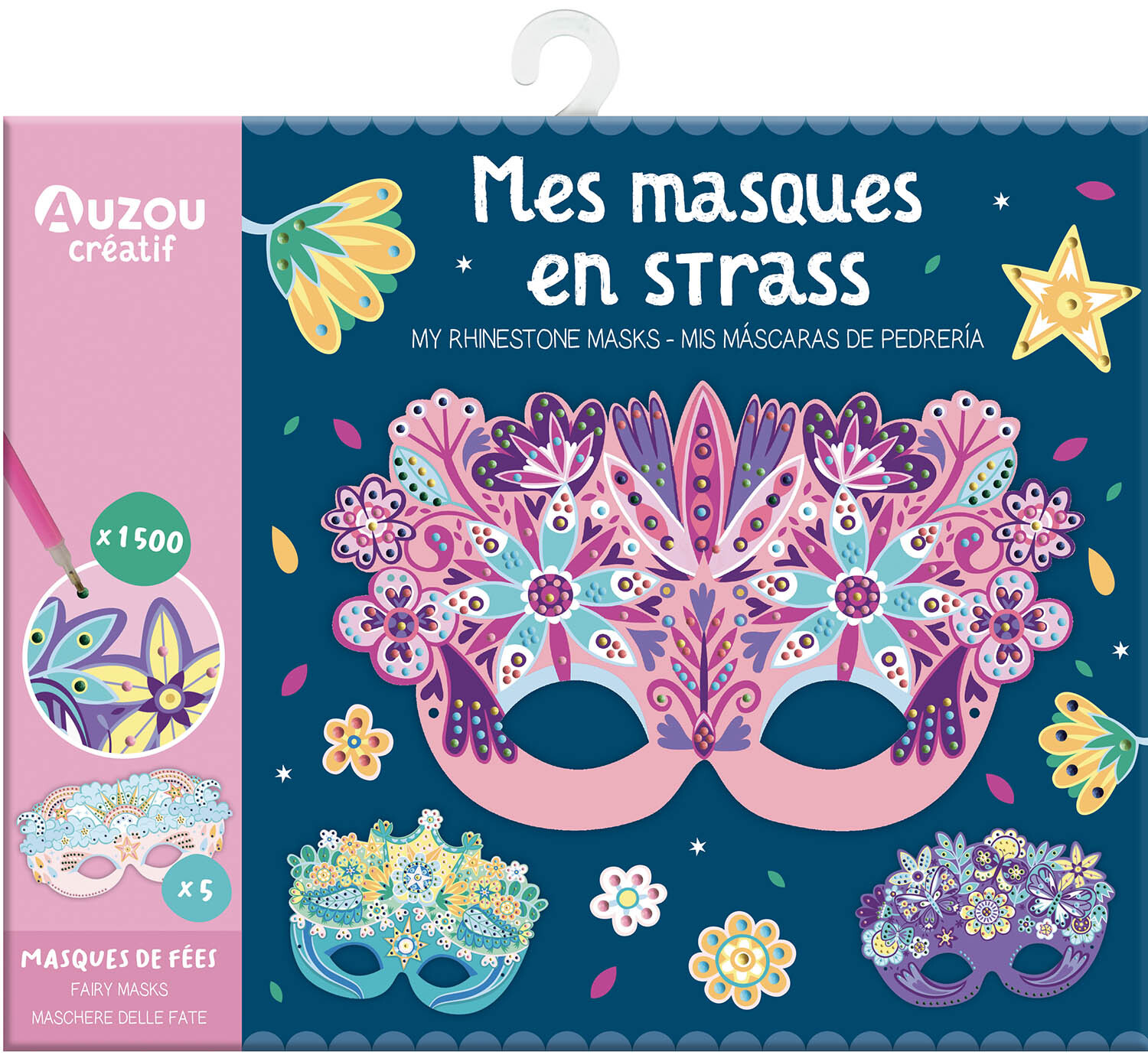 MA POCHETTE D'ARTISTE - MES MASQUES EN STRASS - MC GLOIN Paula - AUZOU