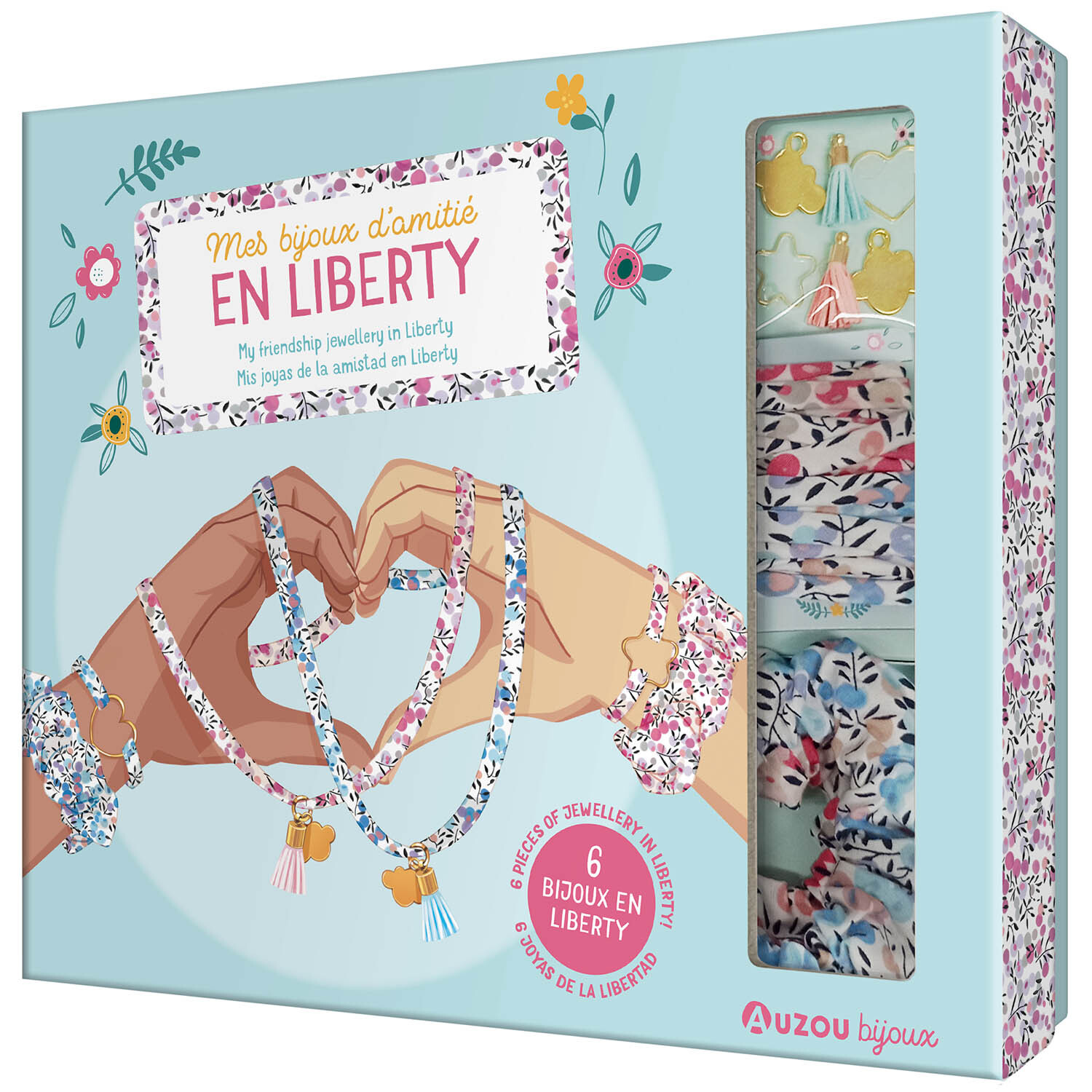 MA BOÎTE À BIJOUX - MES BIJOUX D'AMITIÉ EN LIBERTY - Shiilia Shiilia,  Shiilia - AUZOU