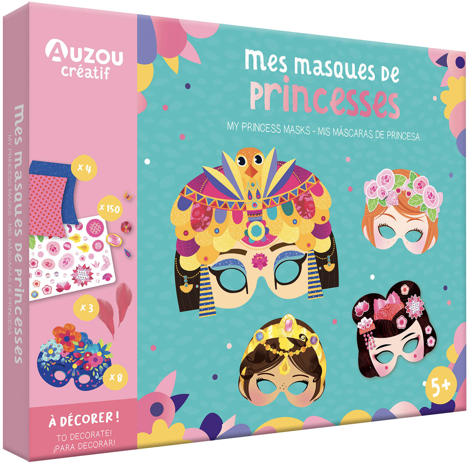 MON COFFRET D'ARTISTE - MES MASQUES DE PRINCESSES - GUESNE/LILIDOLL - AUZOU