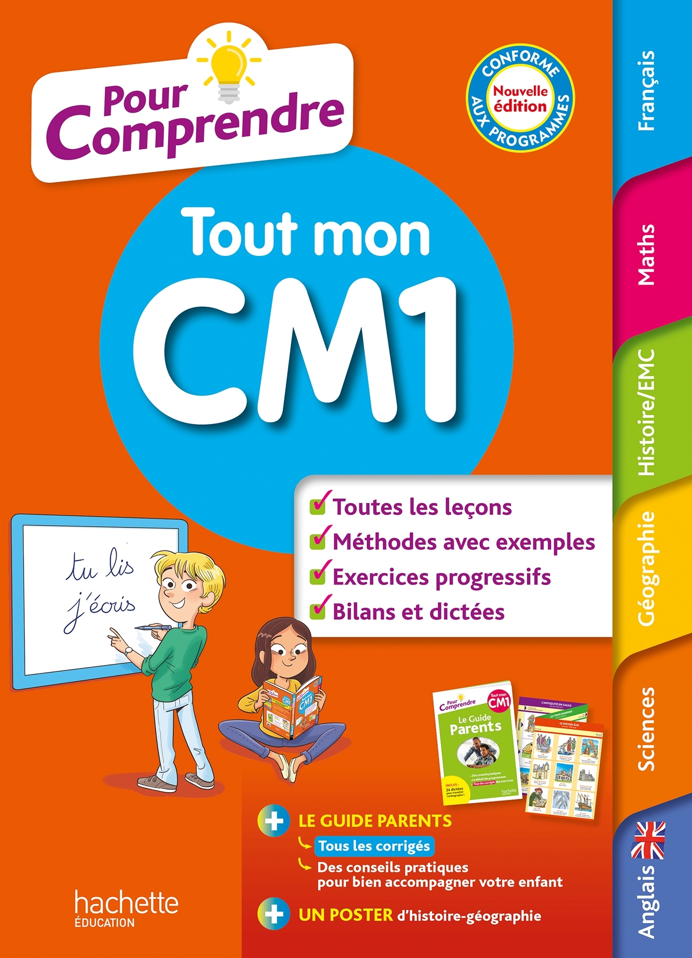 Pour comprendre Tout mon CM1 - Brémont Laure, Brémont Pierre, Chatelain Séverine, Dachet Fabienne, Guichard Jack, Guimberteau Emmanuel, Huet Pascale, Dieny Pierre - HACHETTE EDUC