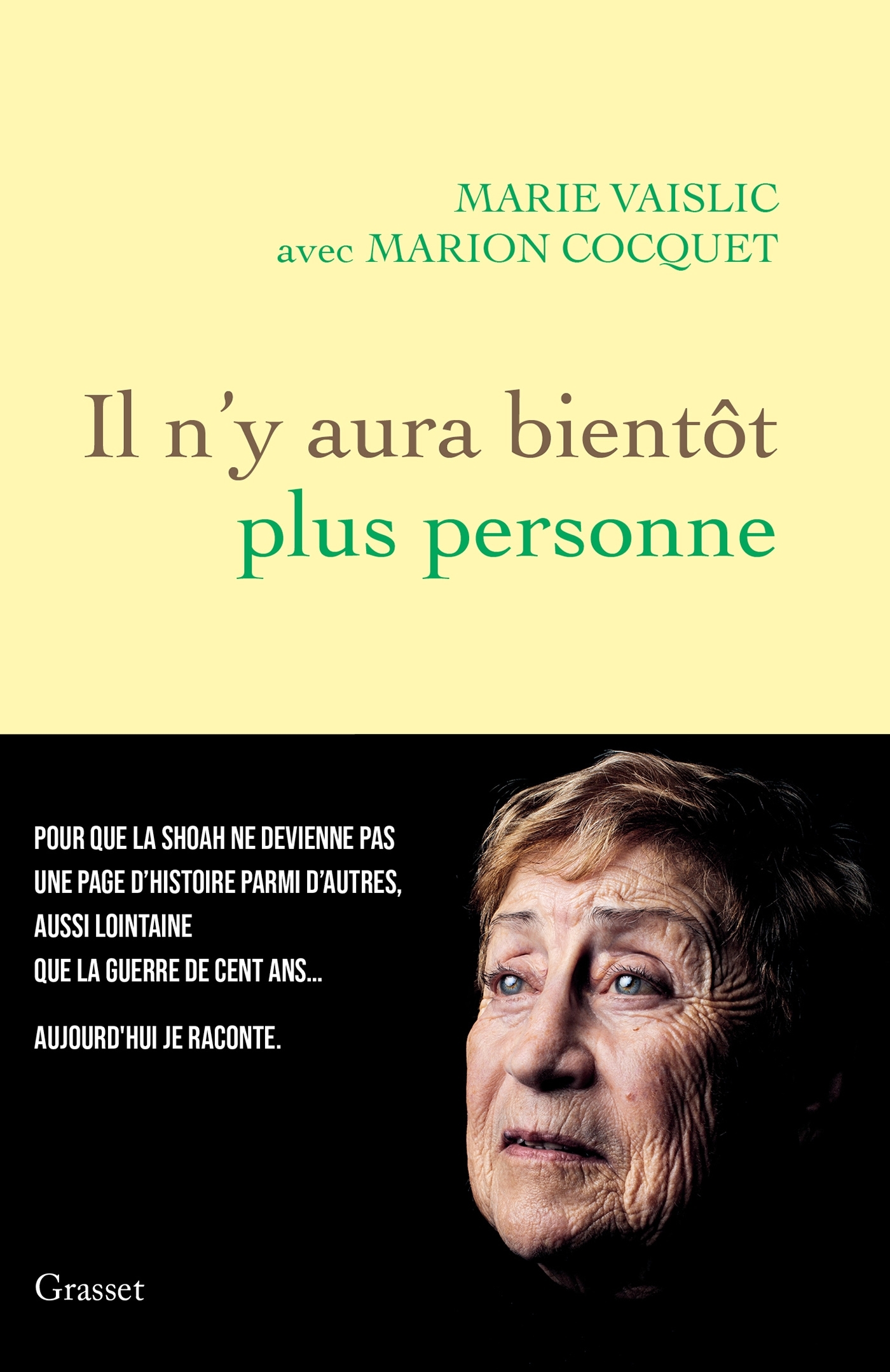 Il n'y aura bientôt plus personne - Vaislic Marie, Cocquet Marion - GRASSET