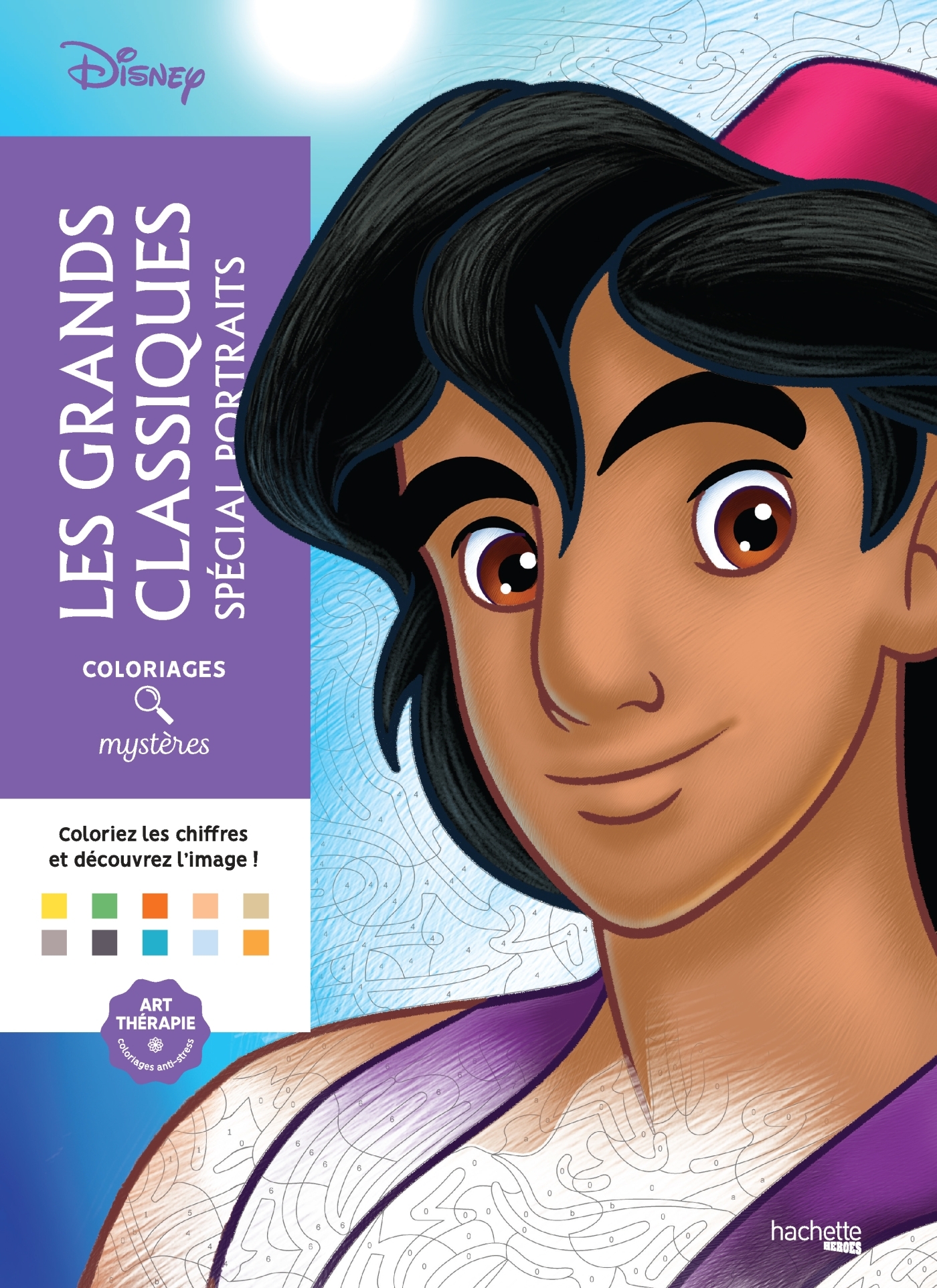 Coloriages mystères - Grands classiques Spécial Portraits - Mariez Jérémy - HACHETTE HEROES