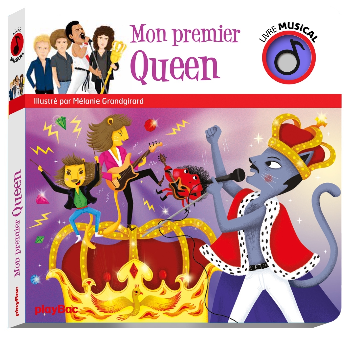 Livre musical - Mon premier Queen - Grandgirard Mélanie - PLAY BAC