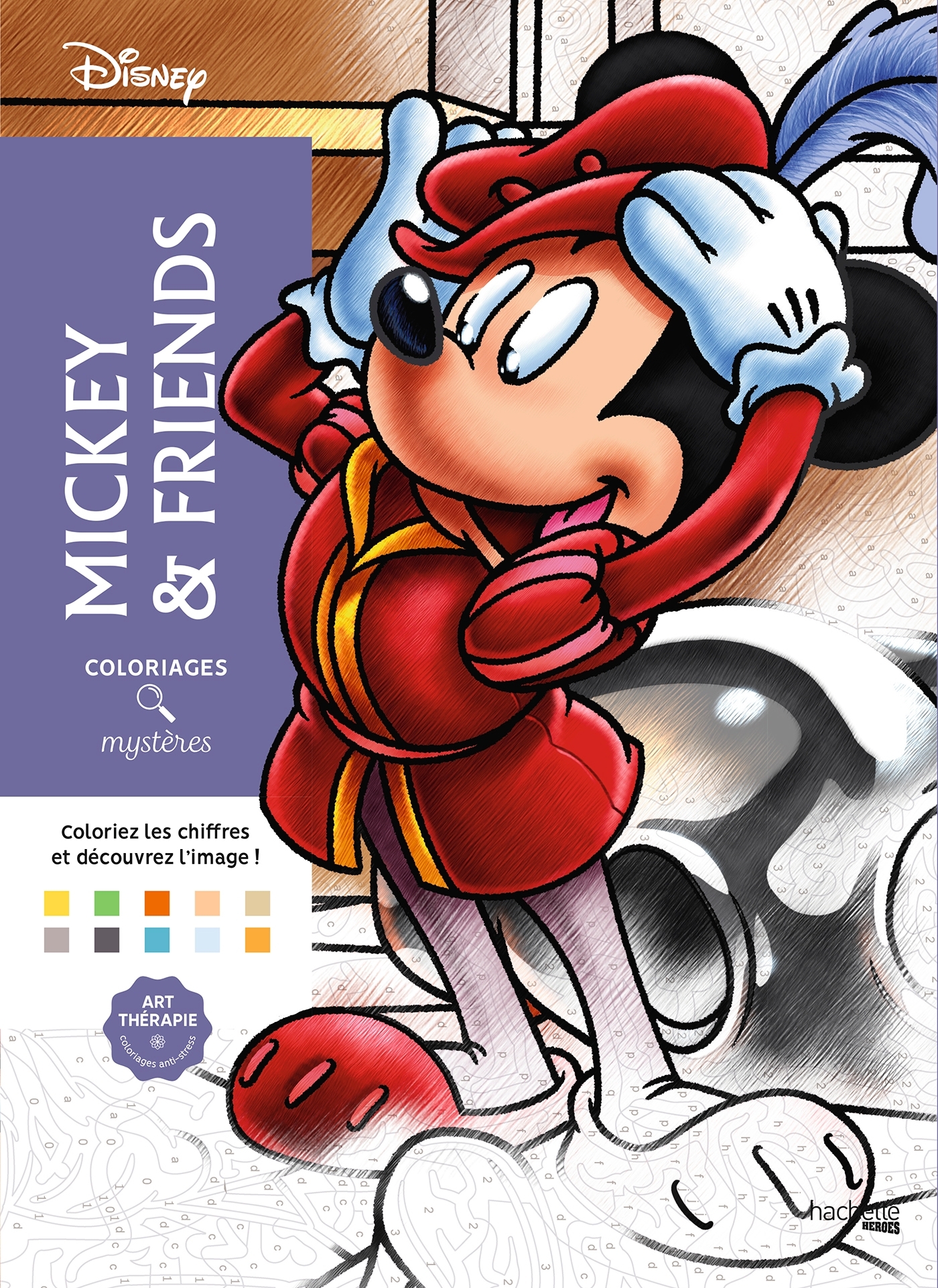 Coloriages mystères Disney - Mickey and friends - Mariez Jérémy - HACHETTE HEROES