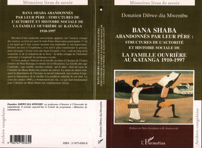 BANA SHABA ABANDONNÉS PAR LEUR PÉRE - Dibwe Dia Mwembu Donatien - L'HARMATTAN