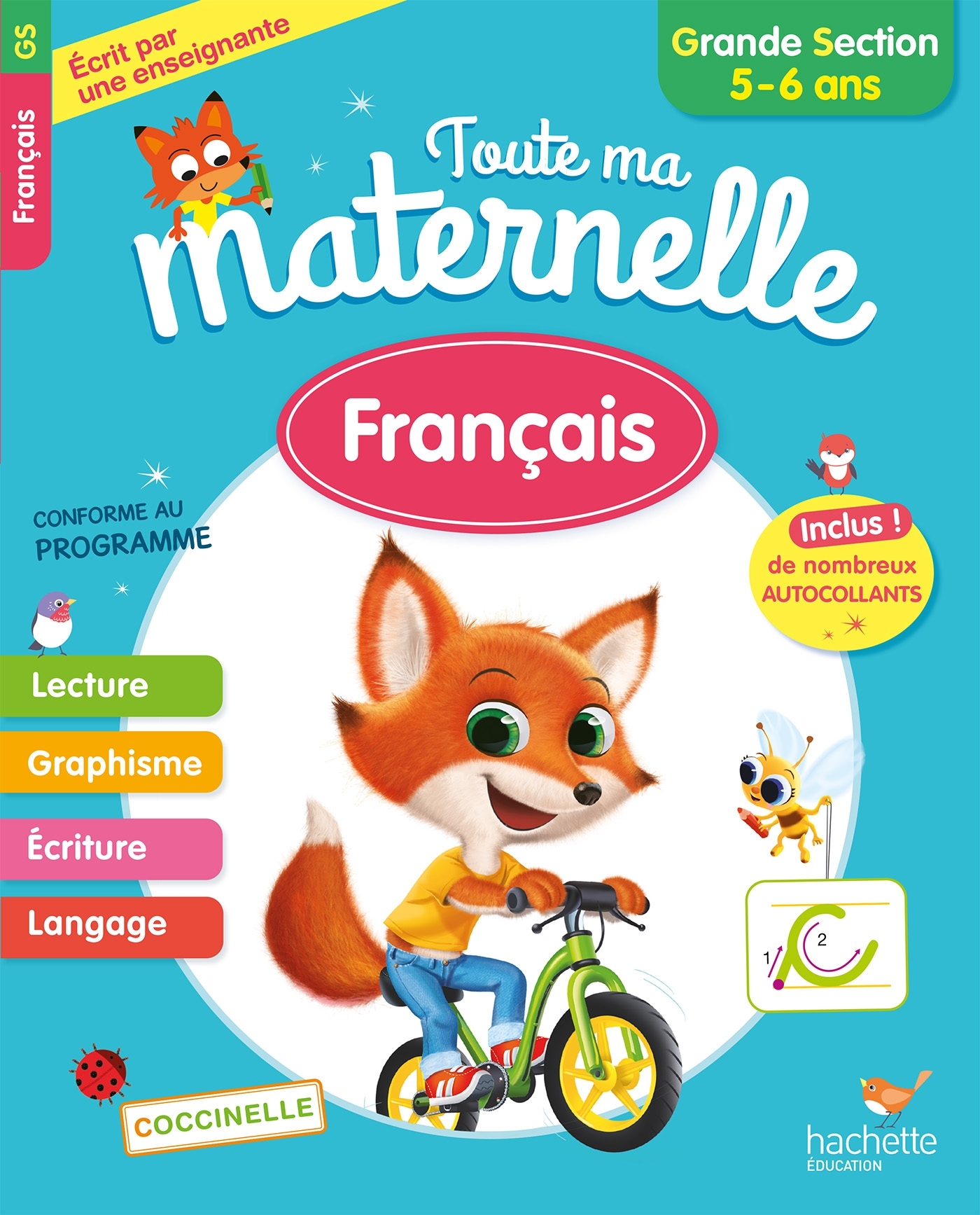 Toute Ma Maternelle - Français Grande Section (5-6 ans) - Marcel Caroline - HACHETTE EDUC