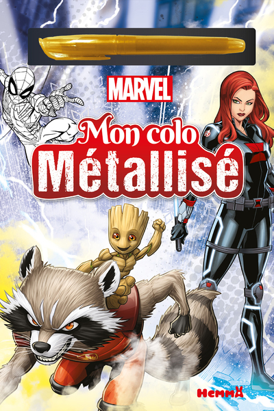 Marvel - Mon colo Métallisé - Collectif Collectif - HEMMA