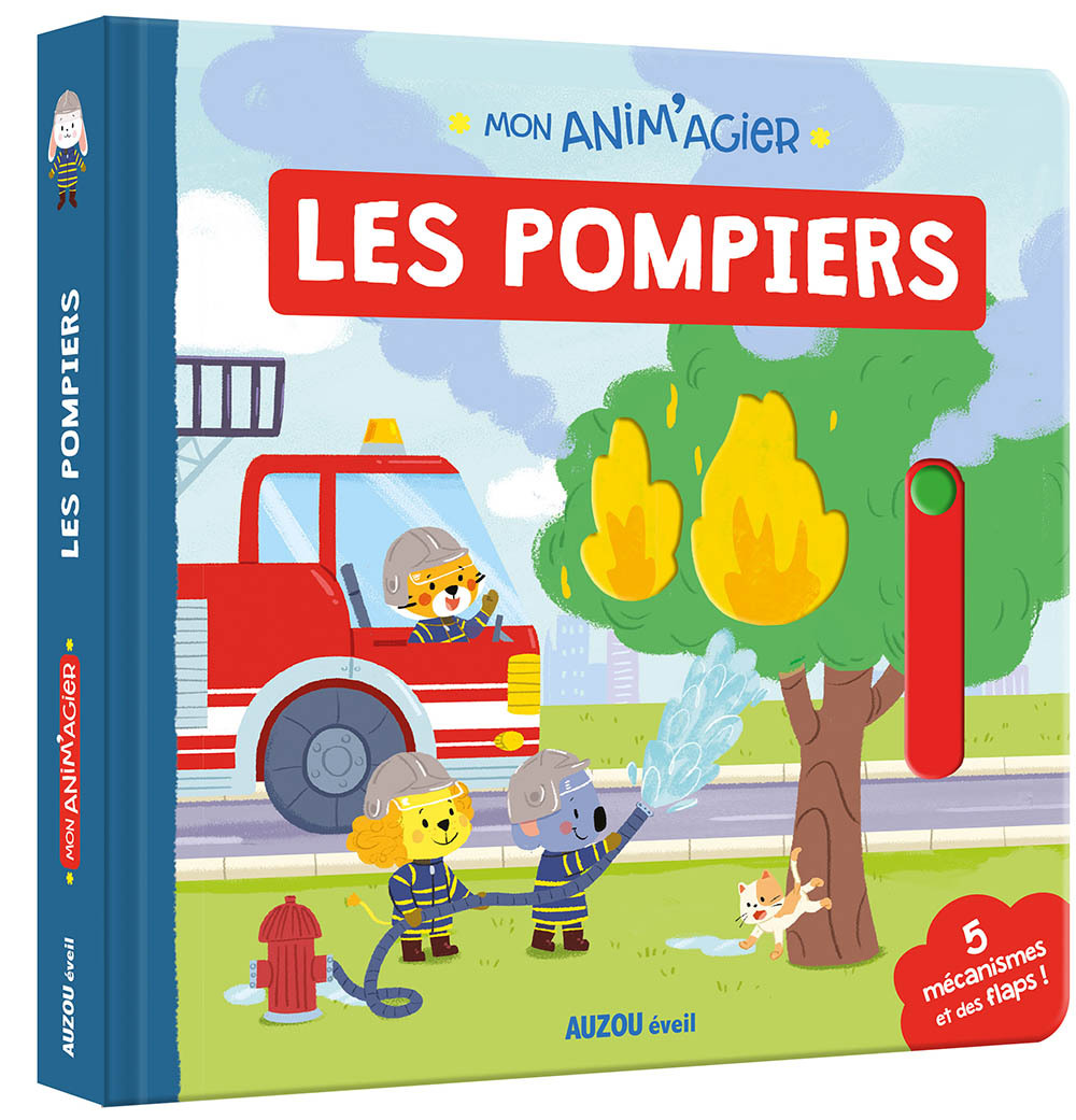 MON ANIM'AGIER - LES POMPIERS - Bianda Junissa - AUZOU