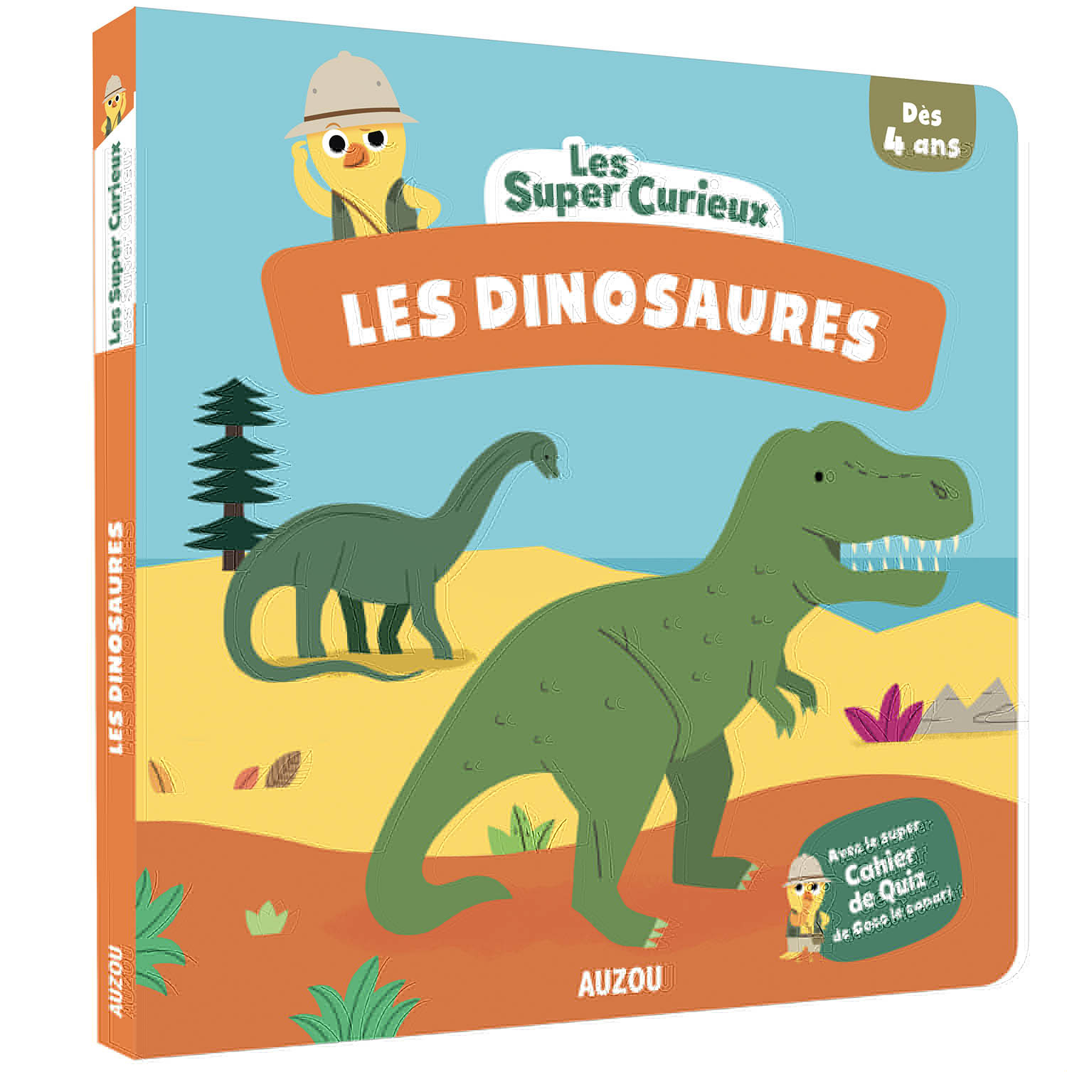 LES SUPER-CURIEUX - LES DINOSAURES - Ousset Emmanuelle, Deheeger Jean-Sébastien, Luthringer Mélisande - AUZOU