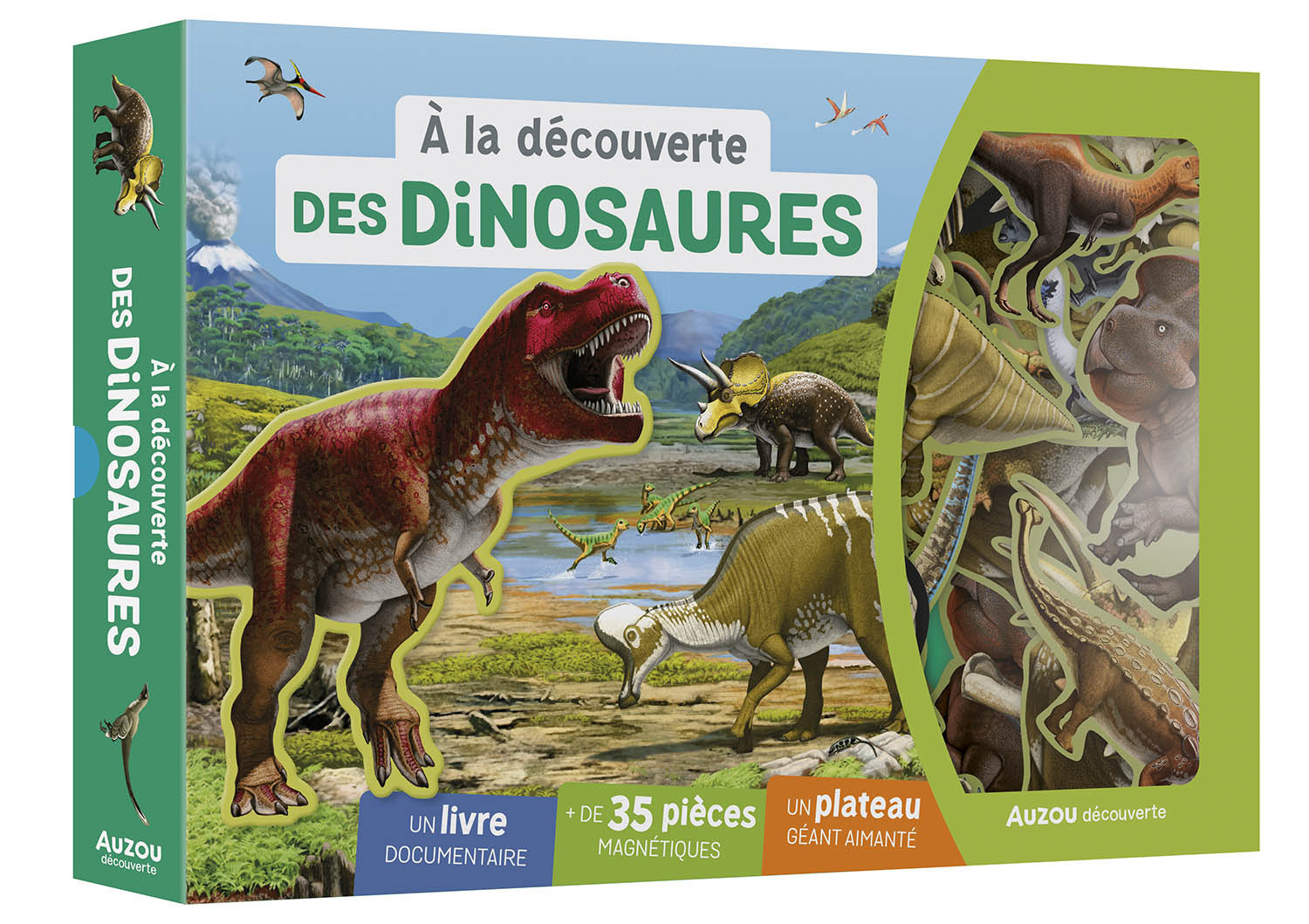 A LA DÉCOUVERTE DES DINOSAURES - Ousset Emmanuelle - AUZOU