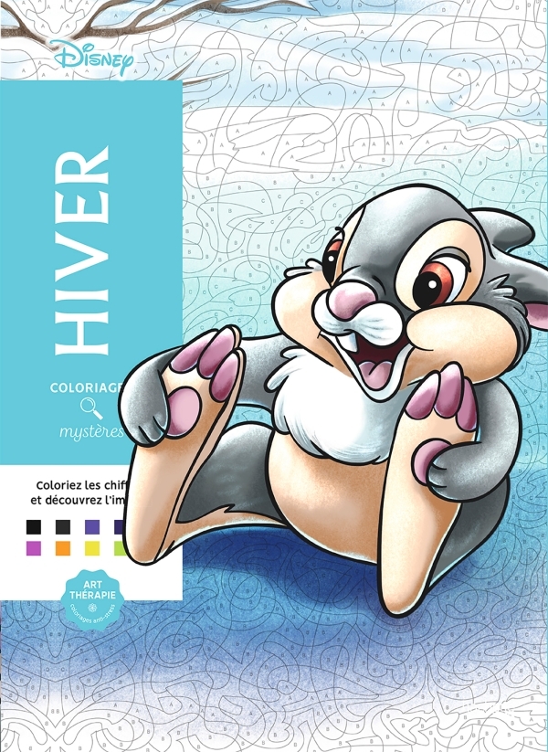 Coloriages mystères Disney - Hiver - Karam Alexandre - HACHETTE HEROES