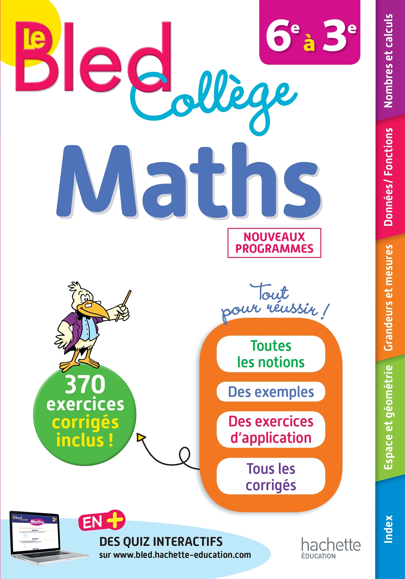 Bled Maths Collège - Curel Josyane, Fauvergue Paul, Sarnette André - HACHETTE EDUC