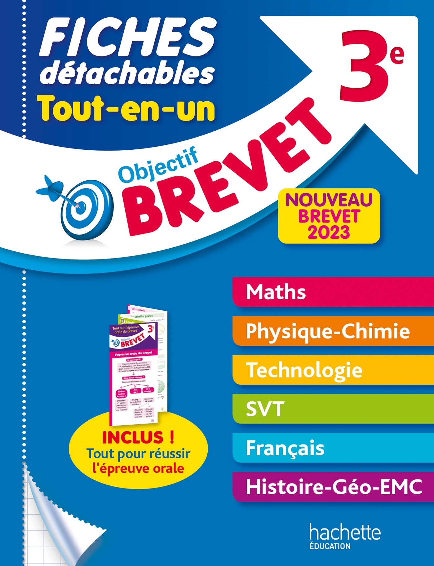 Objectif Brevet Fiches Tout-en-un 2023 - Clamart Nicolas, Dessaint Sébastien, Gorillot Malorie, Lisle Isabelle, Basnier Richard - HACHETTE EDUC