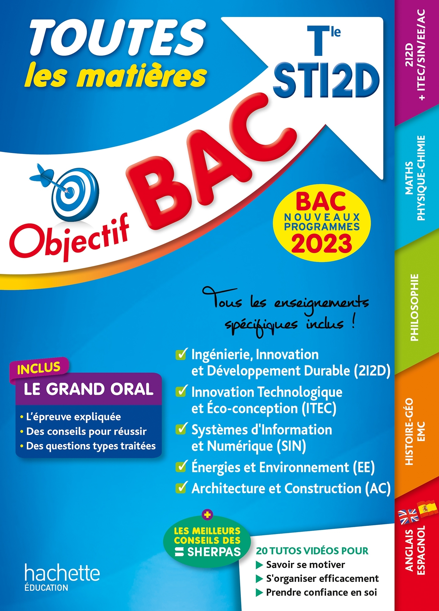 Objectif BAC 2023 Term STI2D Toutes les matières - Benguella Fethi, Blanc Denise, Blanc Bernard, Frattini Fabrice, Torres Vera Oscar, Prost Alain, Garnier Caroline, Cirefice Bruno, Masmoudi Moez, Yahi Sahed, Nadalon Luc, Réjaud Luc, Rey-Nony Marie-Pierre,