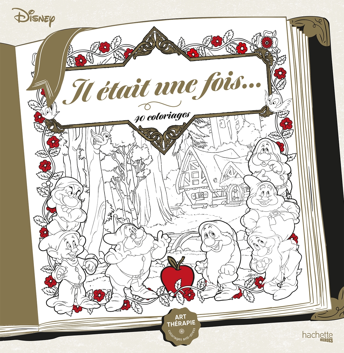 Coloriages Disney Il était une fois... - Bussi Audrey - HACHETTE HEROES