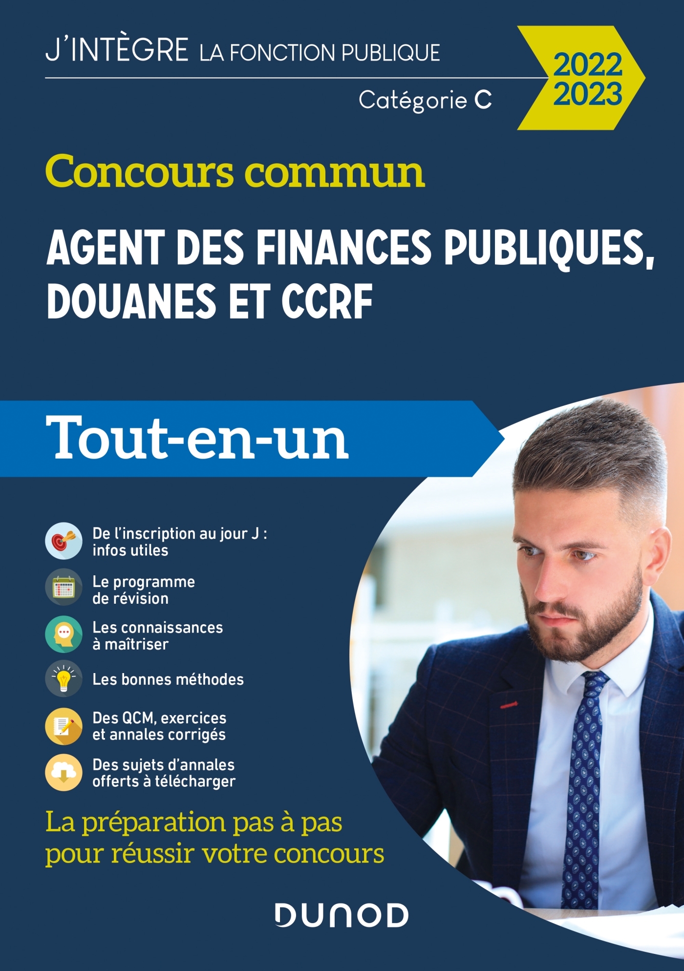 Concours commun Agent des finances publiques, douanes et CCRF - 2022-2023 - Lephay Frédéric, Siroteau Pierre, Speller Marie-Virginie, Couarc'h Thibault - DUNOD