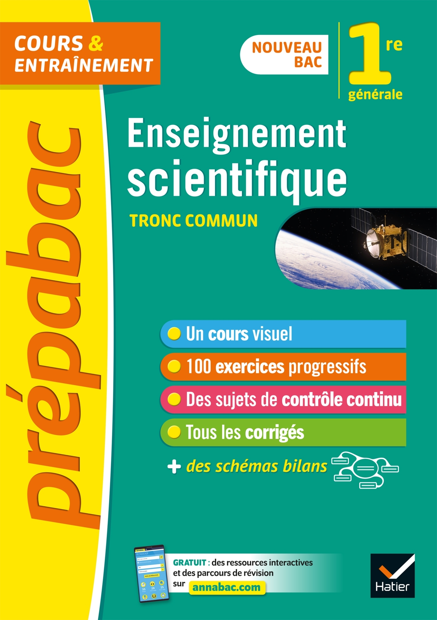 Prépabac Enseignement scientifique 1re générale - Bednarek - Maitrepierre Isabelle, Ehret Guillaume, Le Floch Laurent, Le Grand Alain, Mamique Arnaud, Semelin Bruno - HATIER