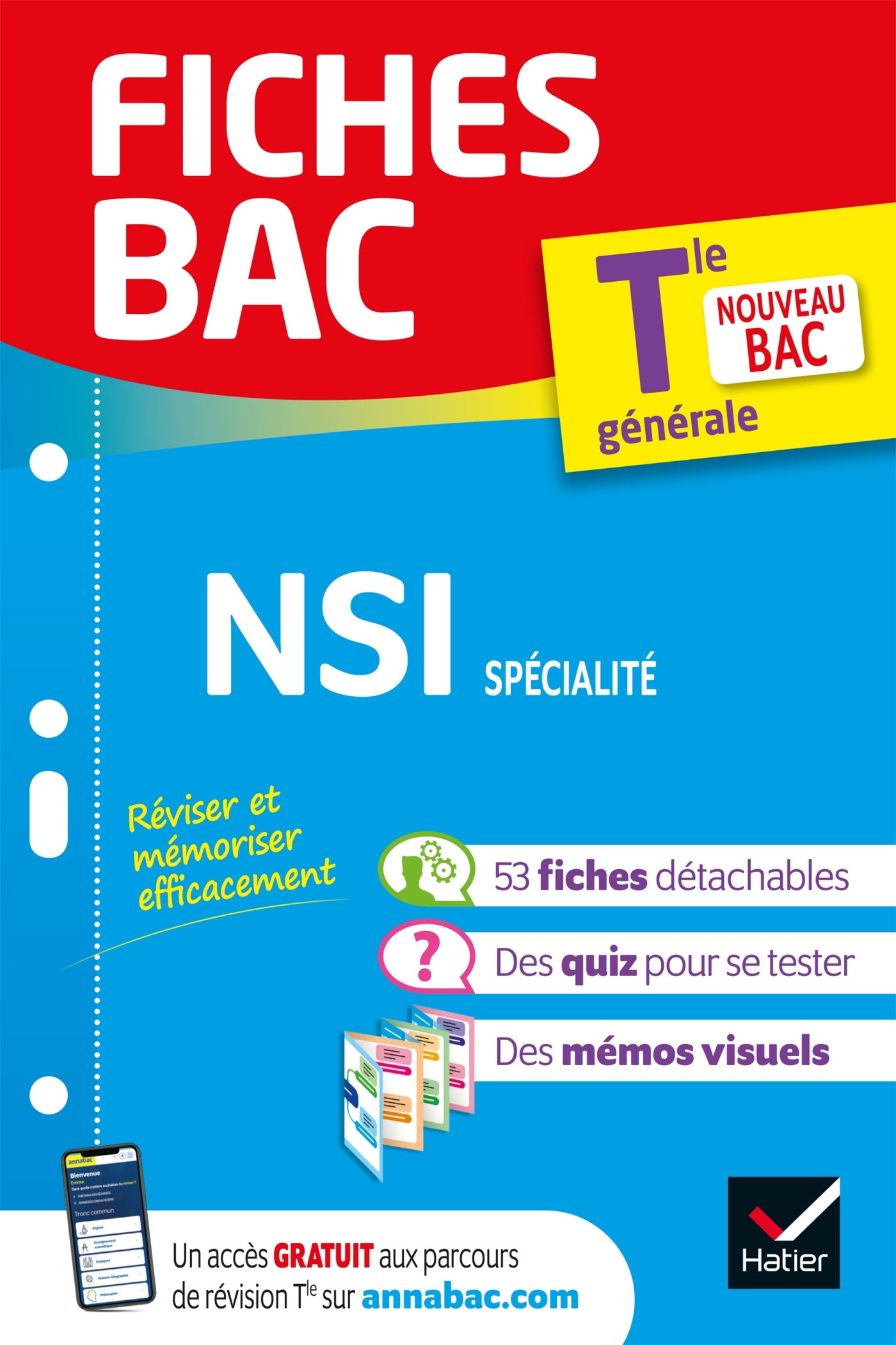 Fiches bac NSI Tle générale (spécialité) - Bac 2024 - Petrov Vojislav, Connan Guillaume, Rozsavolgyi Gérard, Signac Laurent - HATIER