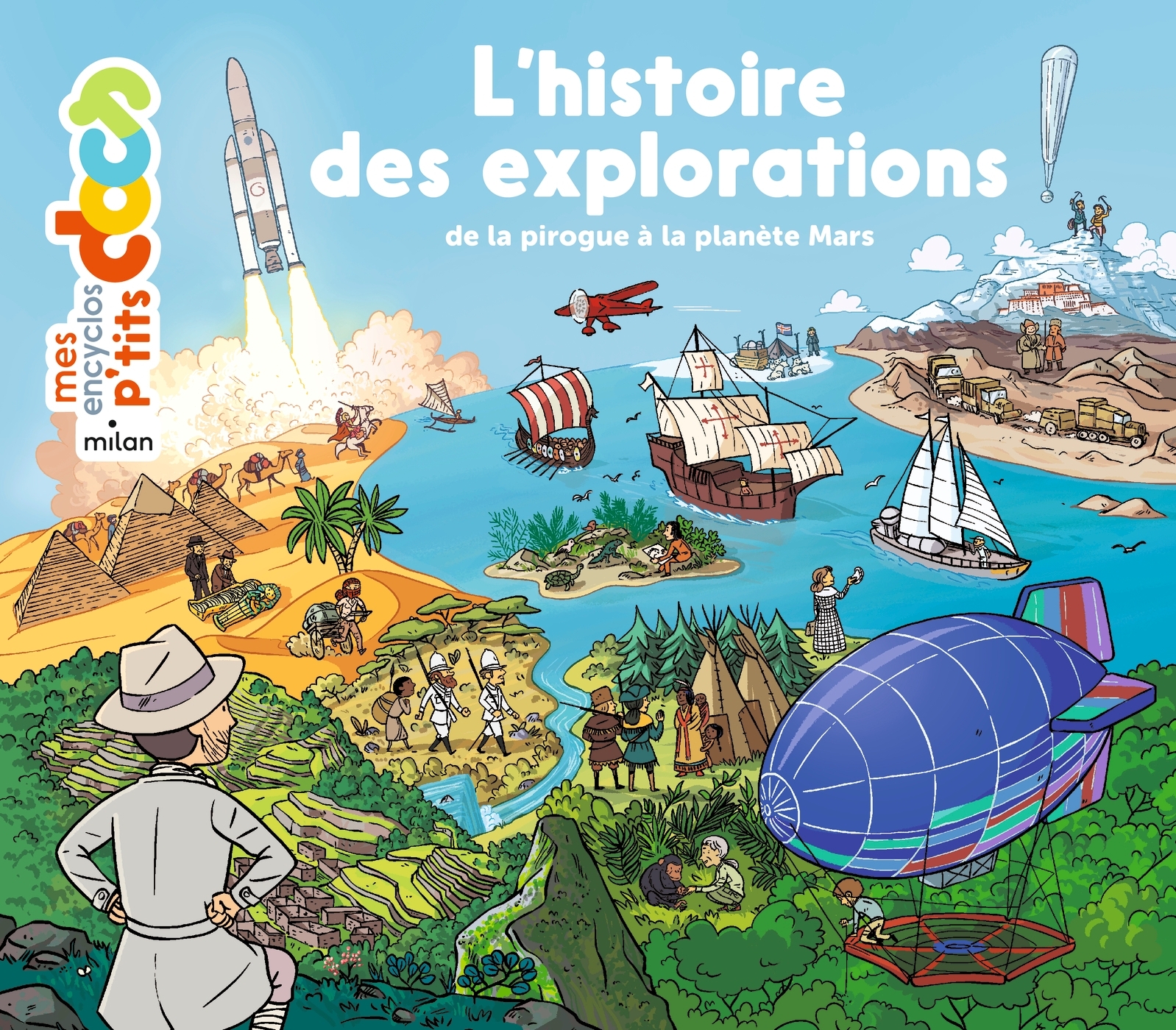 L'histoire des explorations - Ledu Stéphanie, Frattini Stéphane, Strickler Benjamin - MILAN