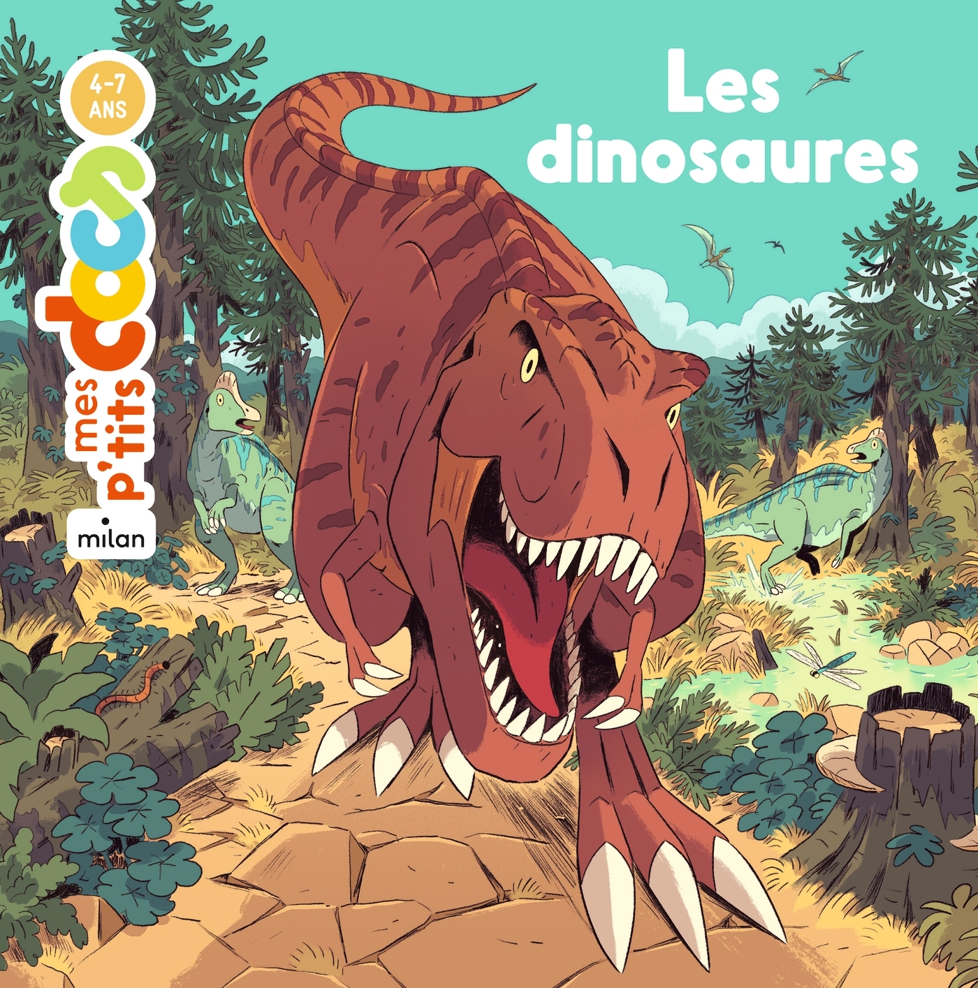 Les dinosaures - Ledu Stéphanie, Caut Vincent - MILAN