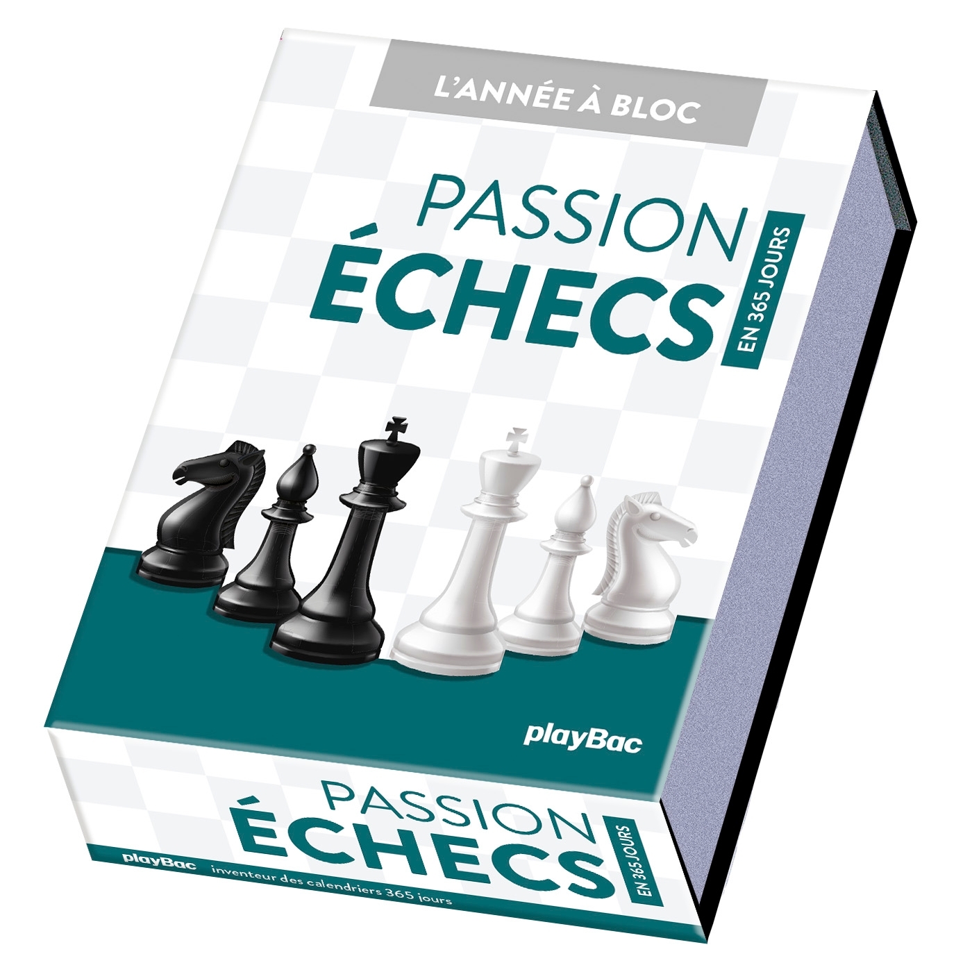 Calendrier Passion Échecs en 365 jours - Année à Bloc - PLAYBAC EDITIONS ,   - PLAY BAC