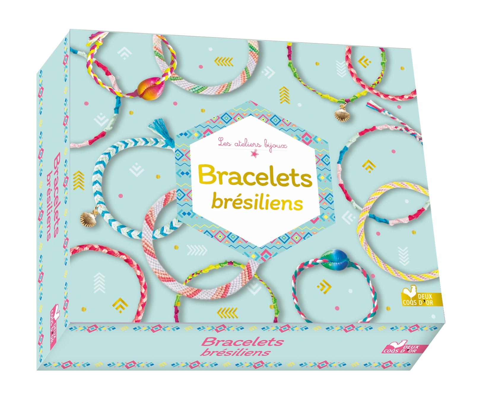 Mes bracelets brésiliens - coffret avec accessoires - Lupin Mademoiselle, Rubini Stéphanie - DEUX COQS D OR