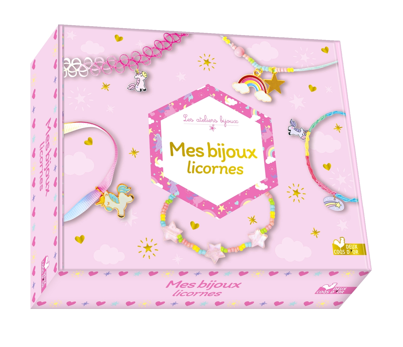 Mes bijoux licornes - coffret avec accessoires - Lazerges Laetitia - DEUX COQS D OR