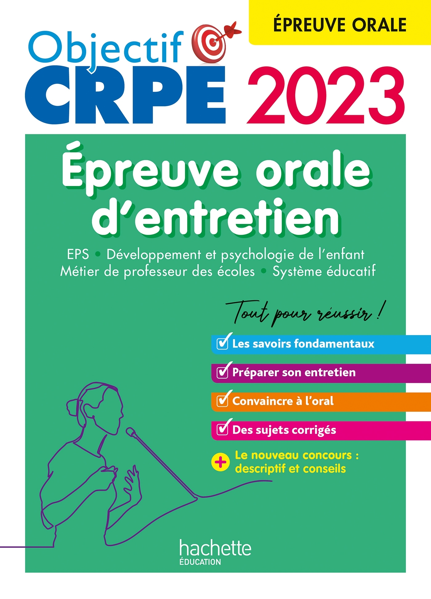 Objectif CRPE 2023 -  Réussir l'épreuve orale d'entretien - Royer Carine, Herreman Serge, Ghrenassia Patrick, PASCO Denis - HACHETTE EDUC