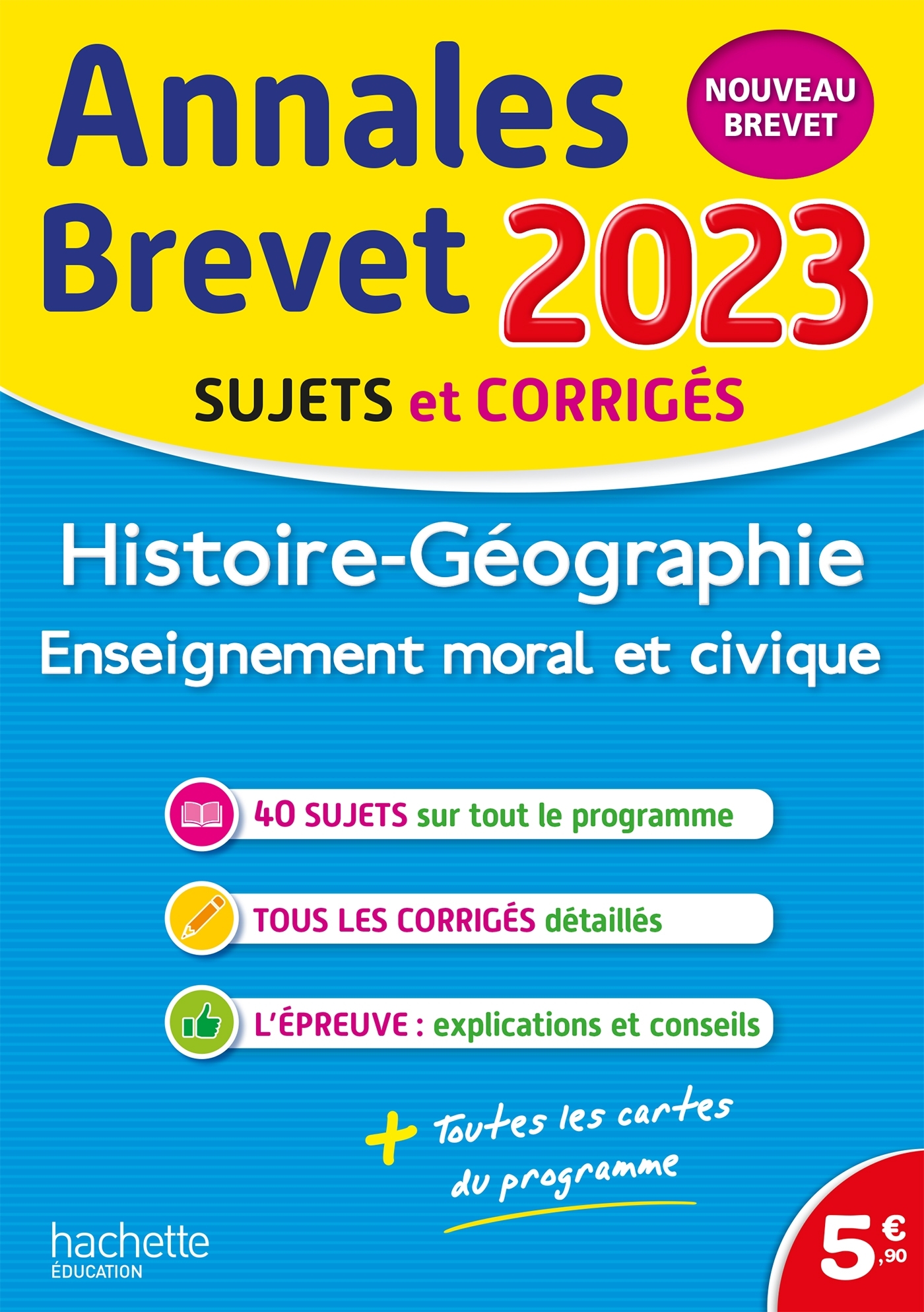 Annales BREVET 2023 - Histoire-géo-EMC - Saïsse Christophe - HACHETTE EDUC